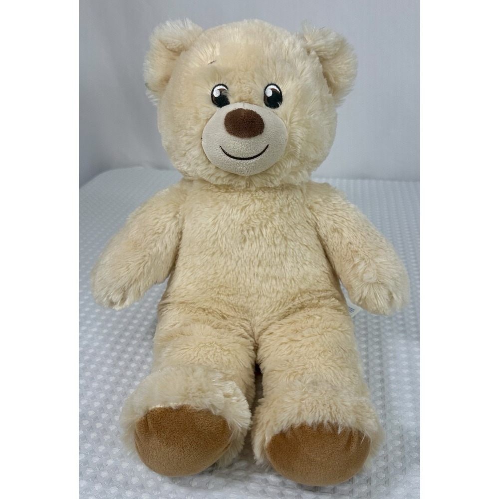 Build-A-Bear Workshop Classic Tan Teddy Bear Plush Stuffed Animal 16" 2019